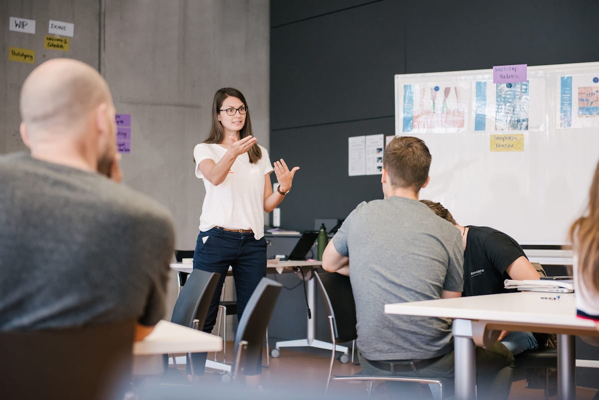 Szene aus einem Workshop